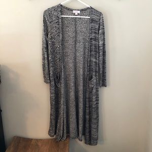 Lularoe Sarah black / white cardigan
